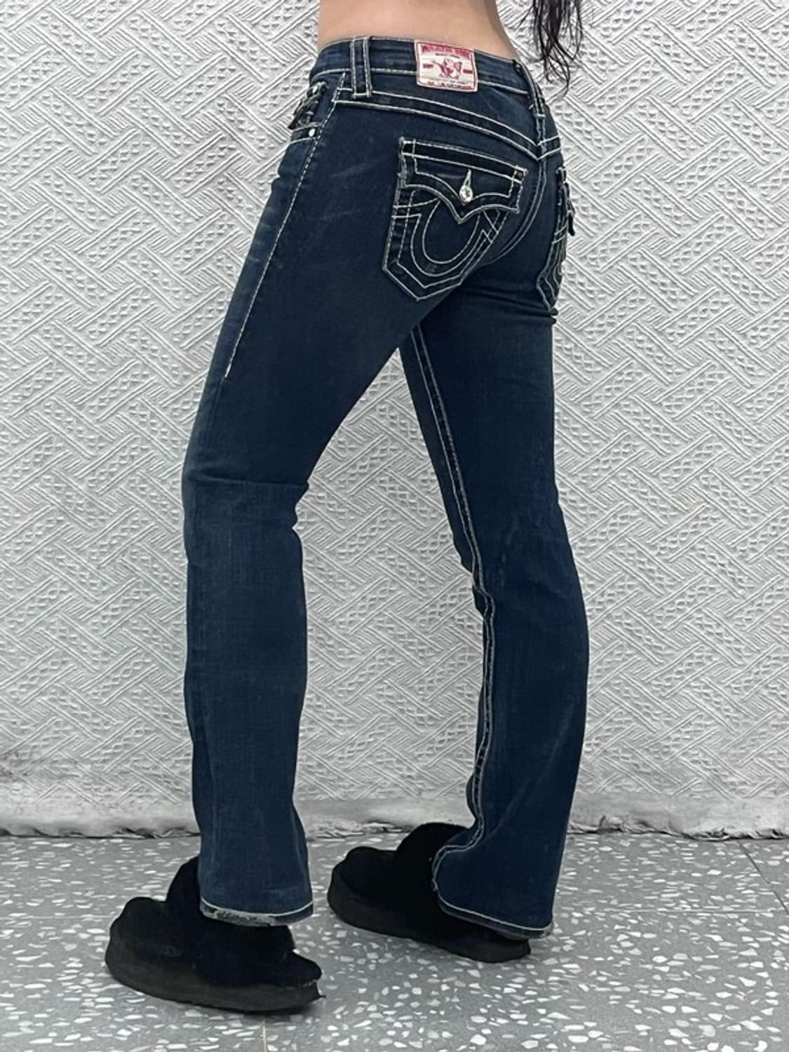 트루릴리젼 디스코빌리빅티 로우라이즈 데님 청바지 28인치 C07348 상품이미지2