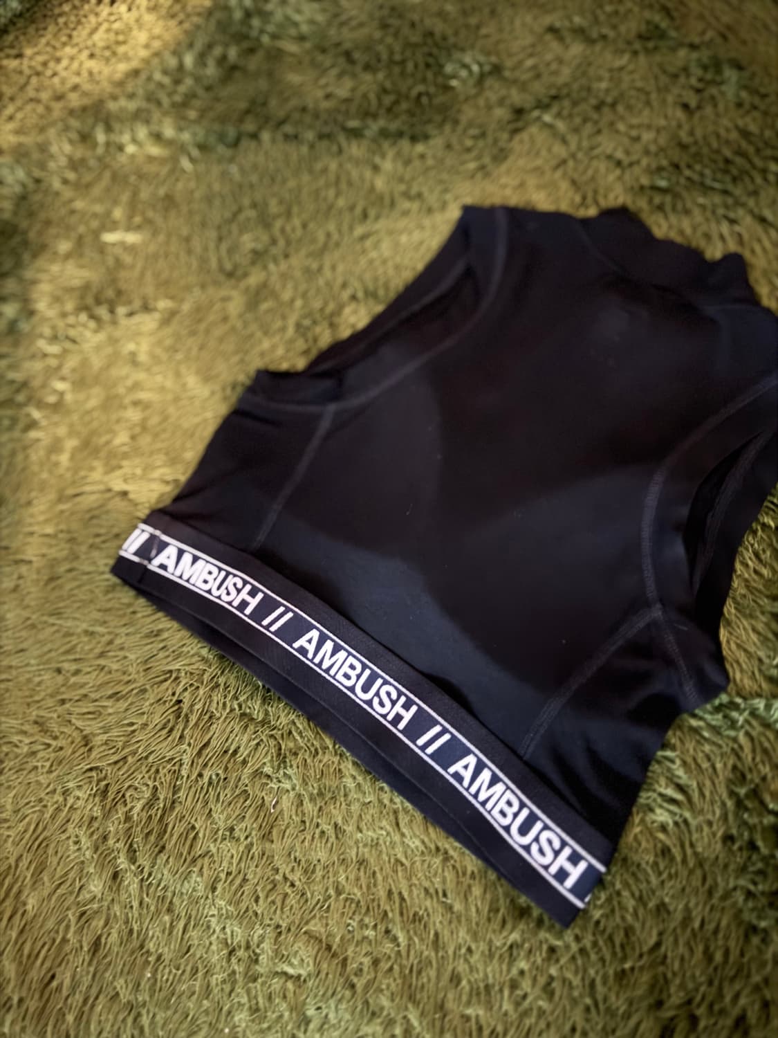 [1] AMBUSH 엠부쉬 MADE IN JAPAN 슬리브리스 크롭 탑 상품이미지7