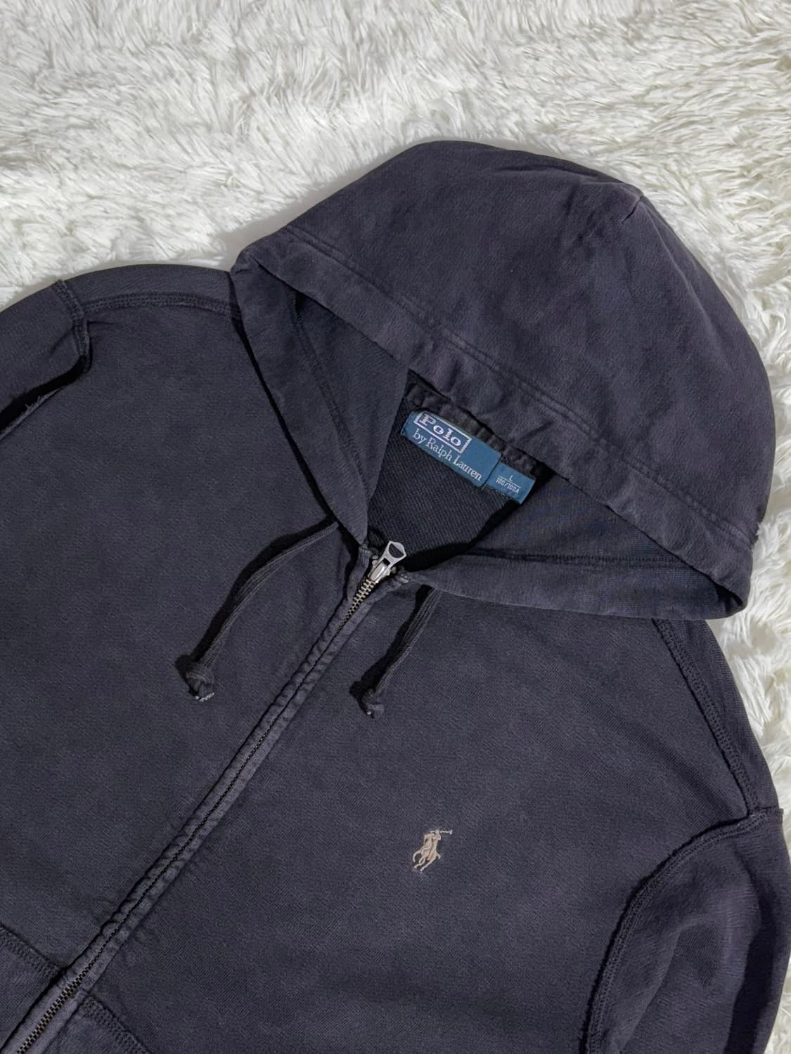 폴로 랄프로렌 빈티지 워싱 포니 후드집업  상품이미지5