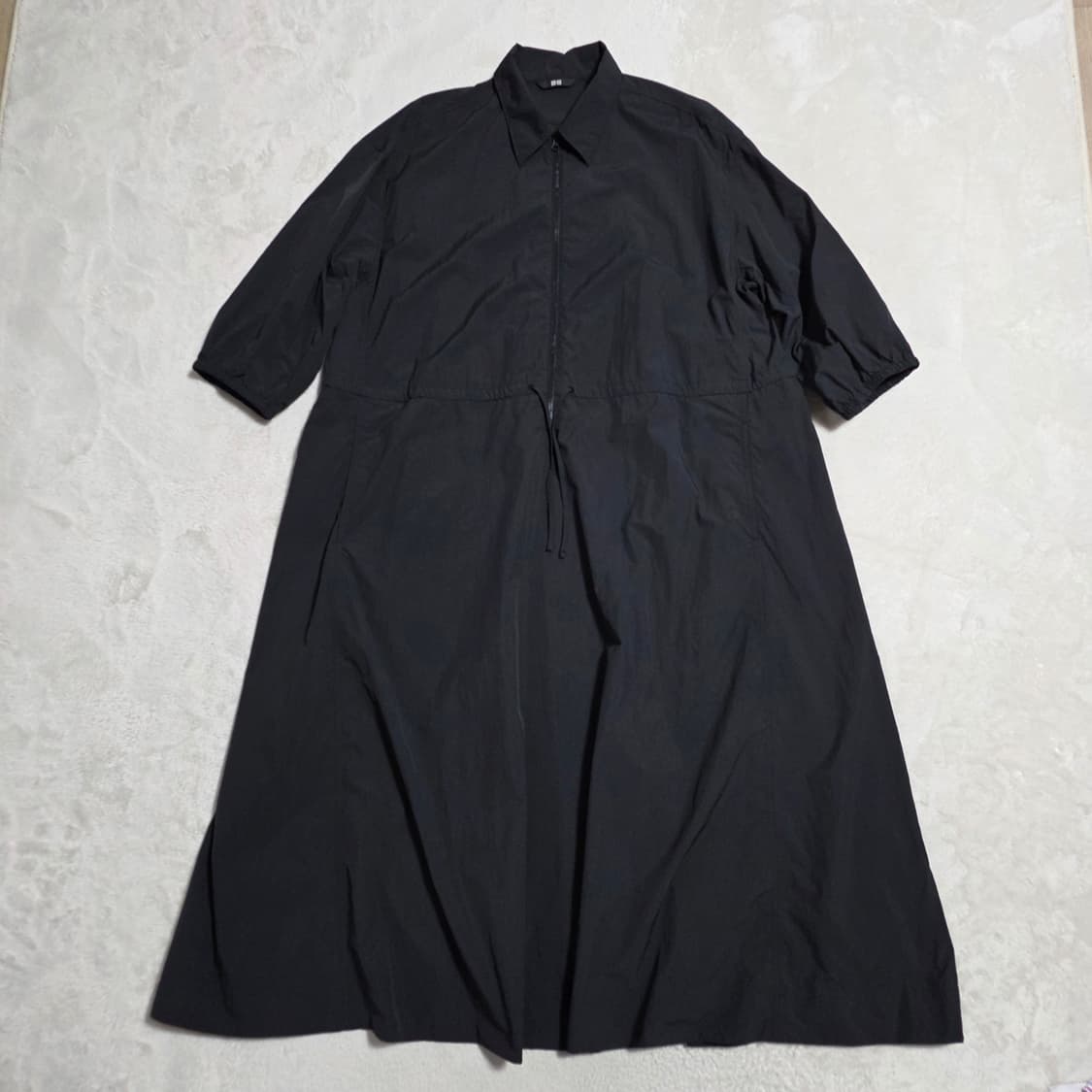 (XL)여성 유니클로 집업 바스락 원피스 상품이미지1