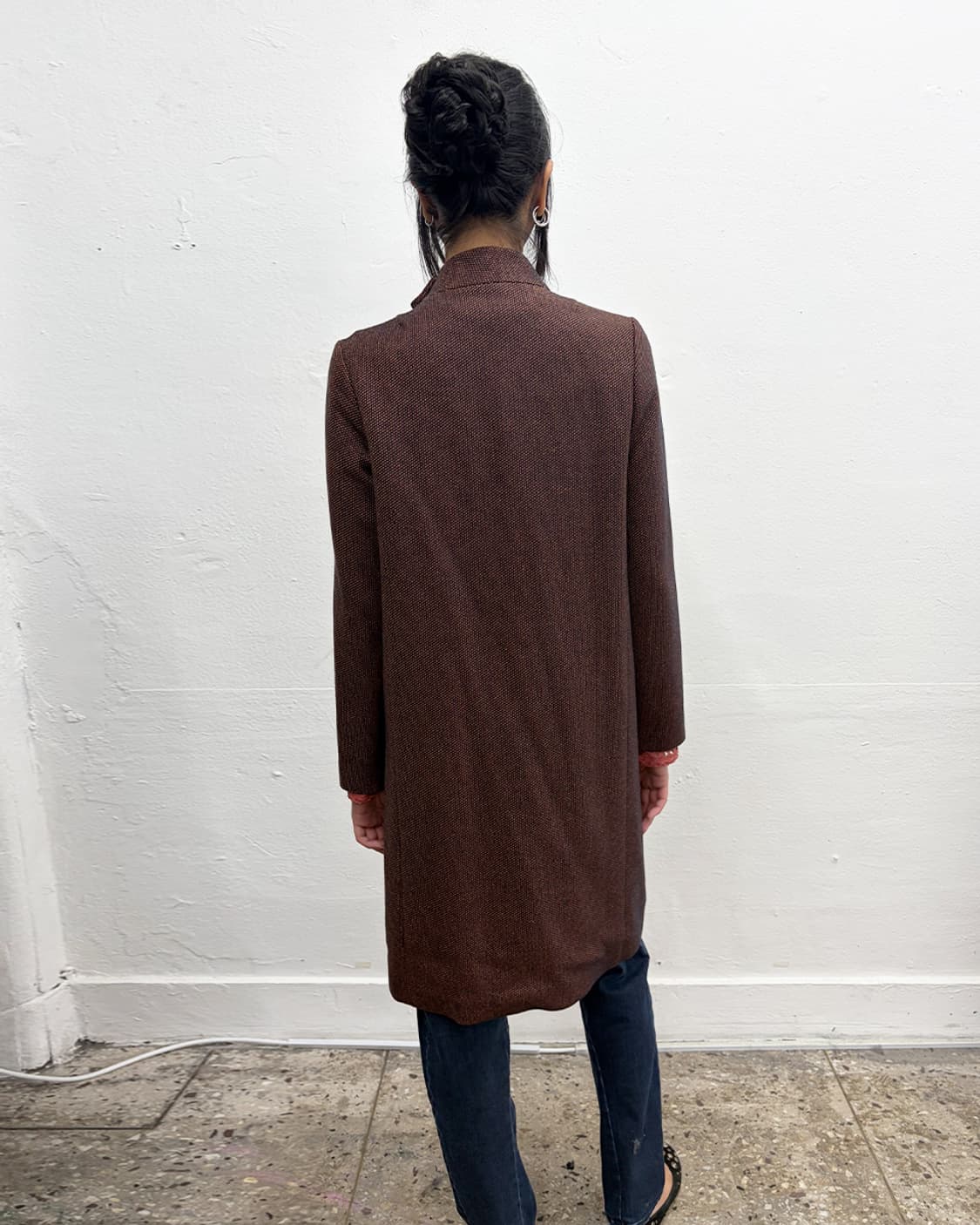 90s 아페쎄 홀로그램 마그네틱 코트 상품이미지2