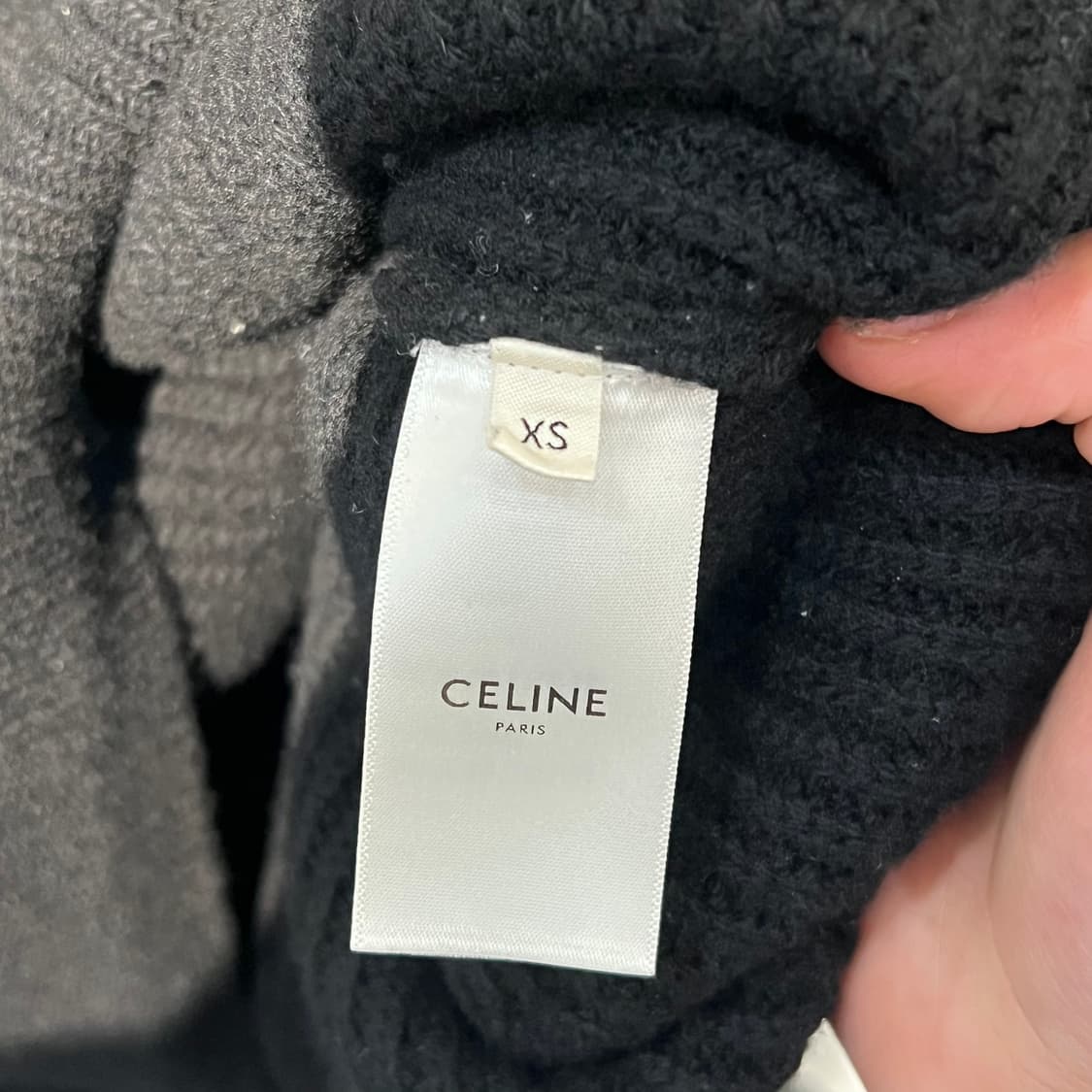 (오버핏xs) 셀린느 리브드 울 니트 오버핏 상품이미지4