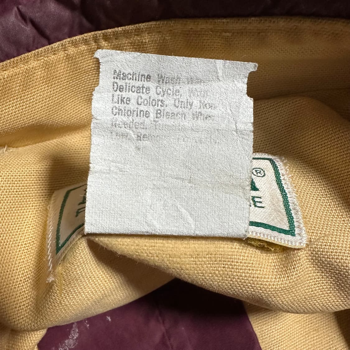 80s LL Bean 버건디 코치자켓 상품이미지4