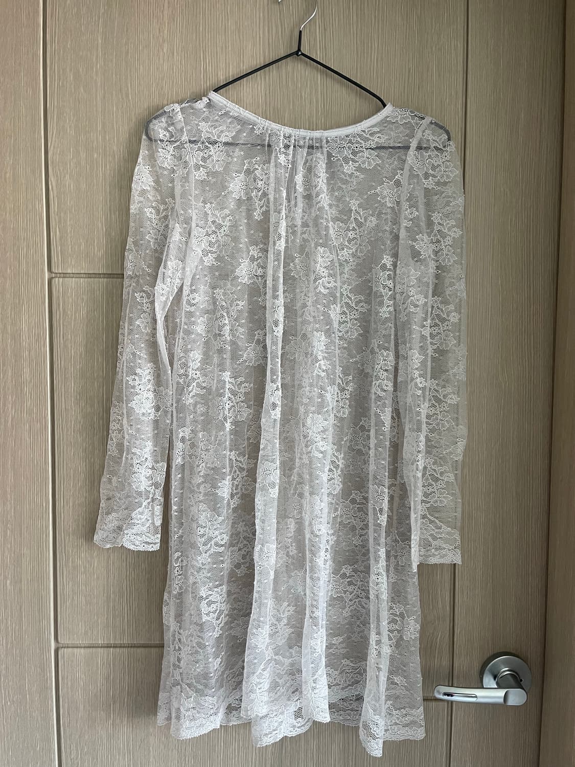 스나이델 모리걸 페어리 뮤트 그레이 시스루 원피스 상품이미지1