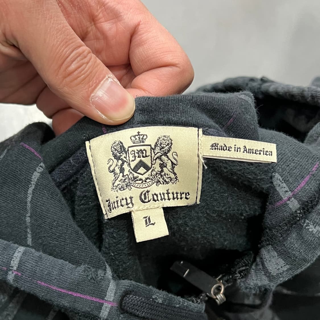  쥬시꾸뛰르 프린팅 후드 집업 y15652 상품이미지6