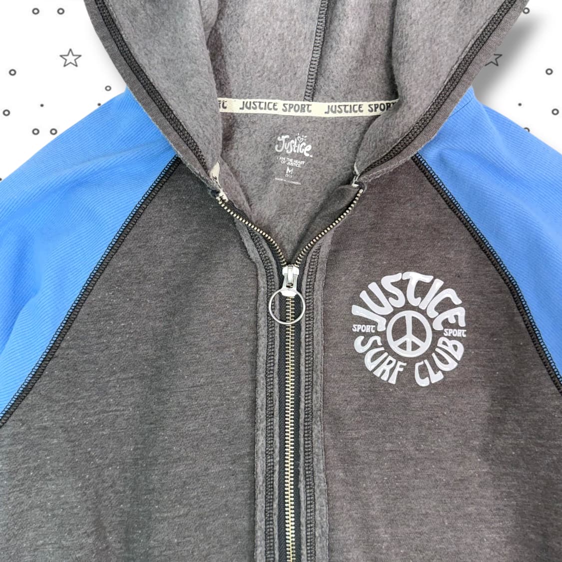 M JUSTICE 저스티스 걸즈 피스 후드집업 상품이미지2