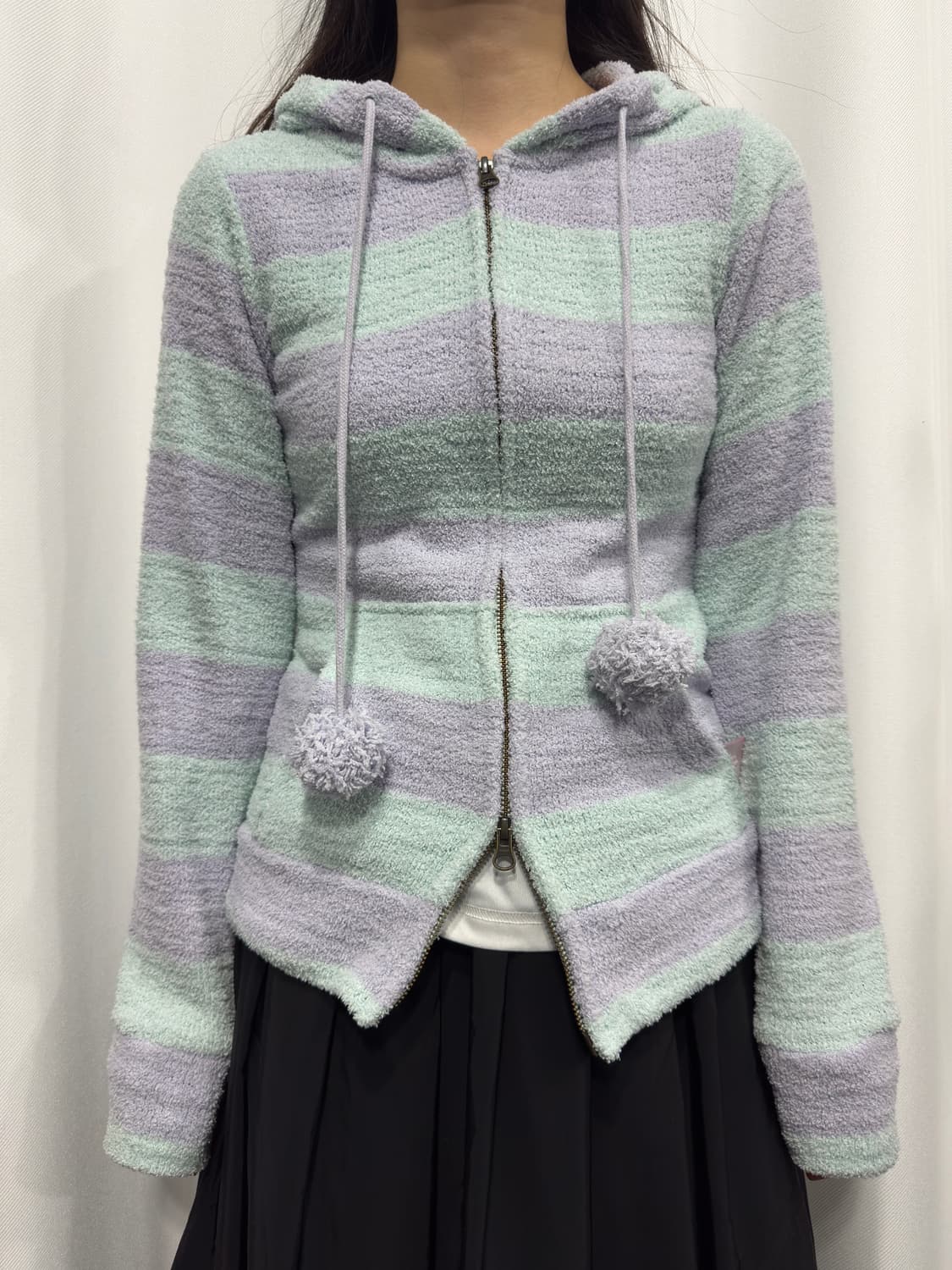 oceanpacific stripe fllece twoway hood  상품이미지1