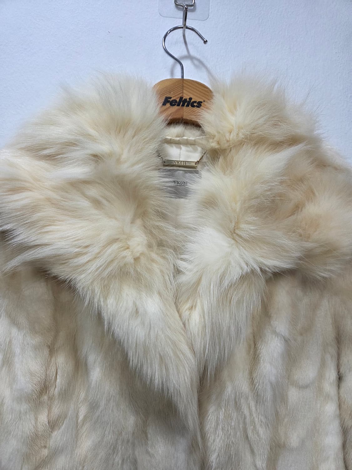 YK038 천연밍크 롱코트 폭스퍼카라 Y2K 상품이미지3