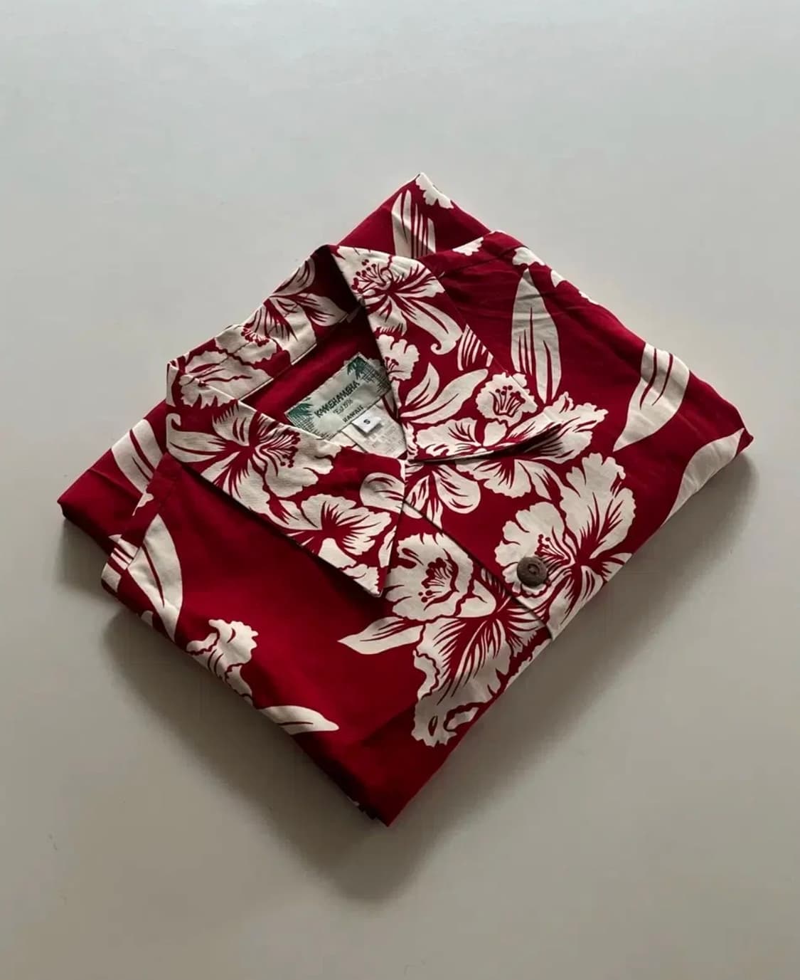 Kamehameha 빈티지 하와이안 플로럴 셔츠 (U.S.A) 상품이미지1