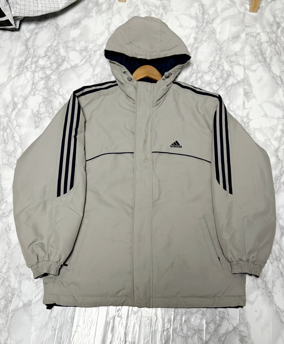 아디다스 삼선 양명 리버시블 올드스쿨 바람막이 점퍼 자켓 상품이미지2