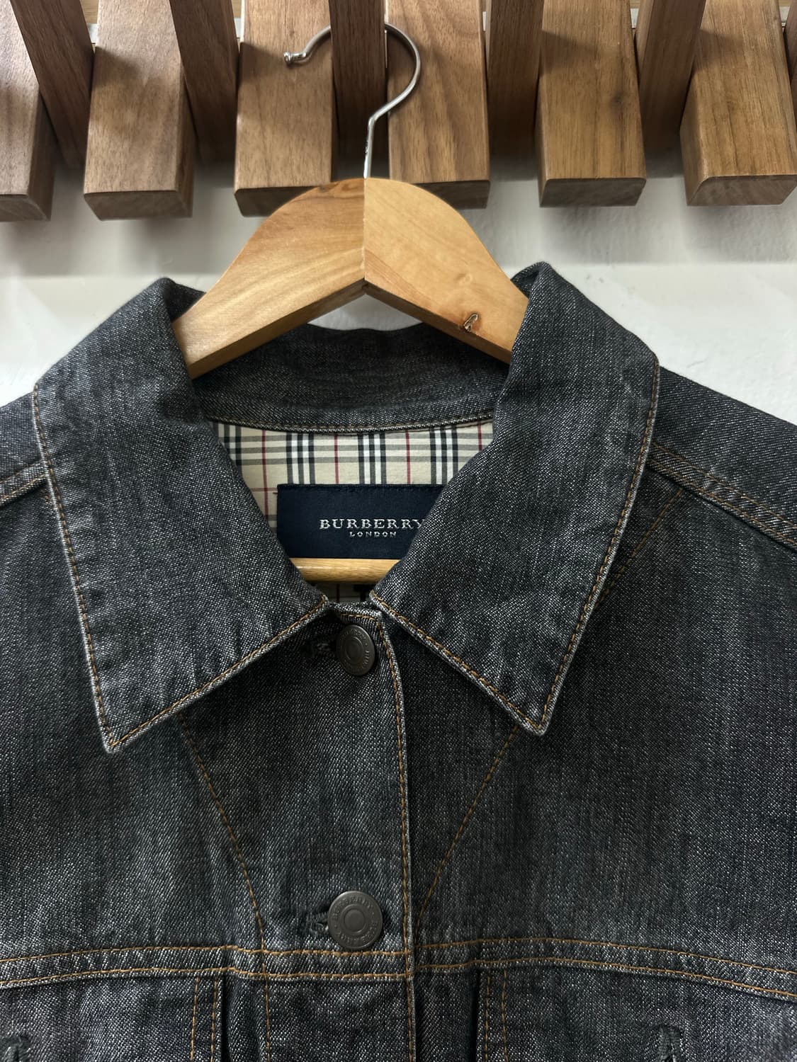 Jpn Burberry London 버버리 런던 데님 자켓 상품이미지5