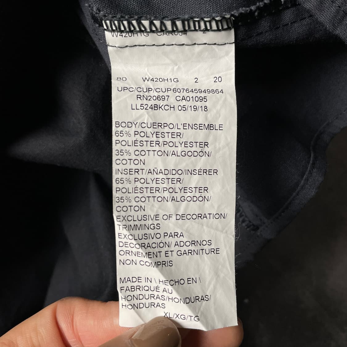 DICKIES 디키즈 빈티지 블랙 그레이패널 워크 셔츠 A00862 상품이미지10