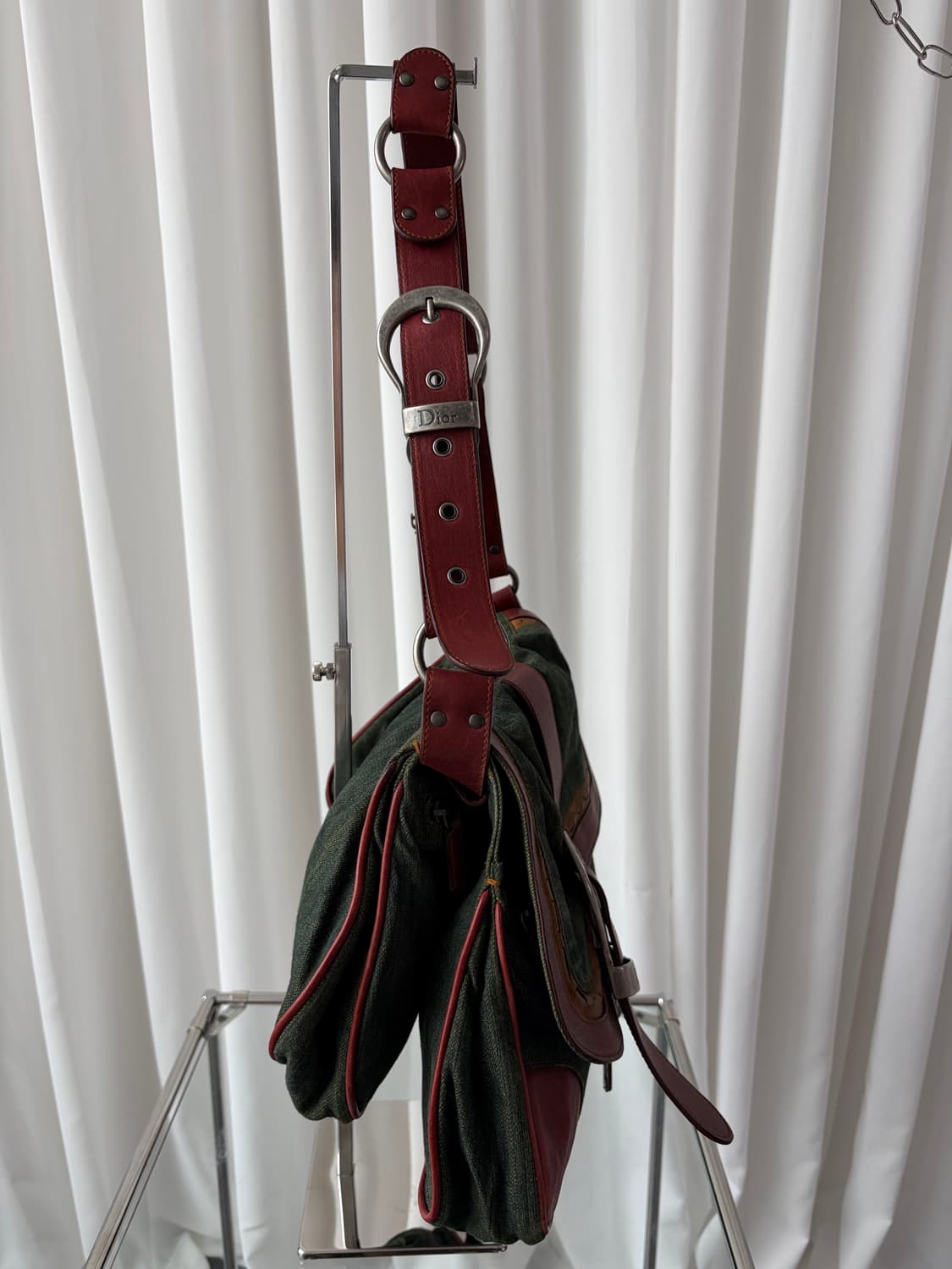 Rare 디올 FW2006 데님 가우초 숄더백 상품이미지6