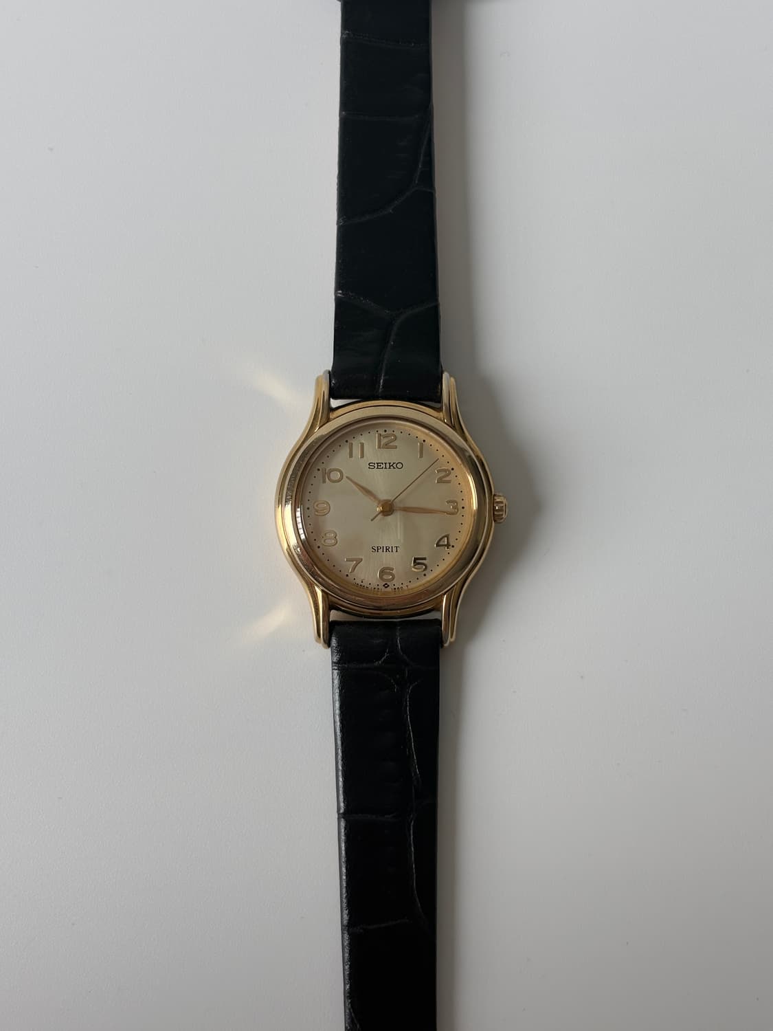 세이코 1990년대 Spirit 아라빅 인덱스 골드 쿼츠 여성 상품이미지2