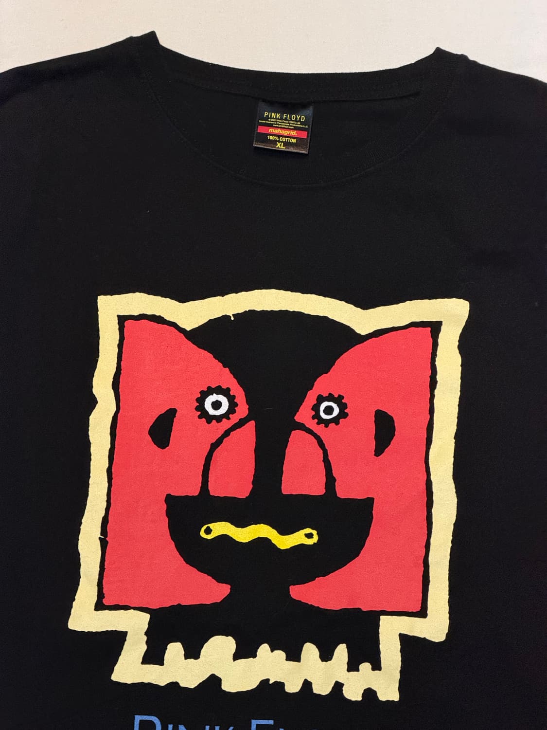 핑크플로이드 디비전 벨 투어 복각 티셔츠 블랙 상품이미지3