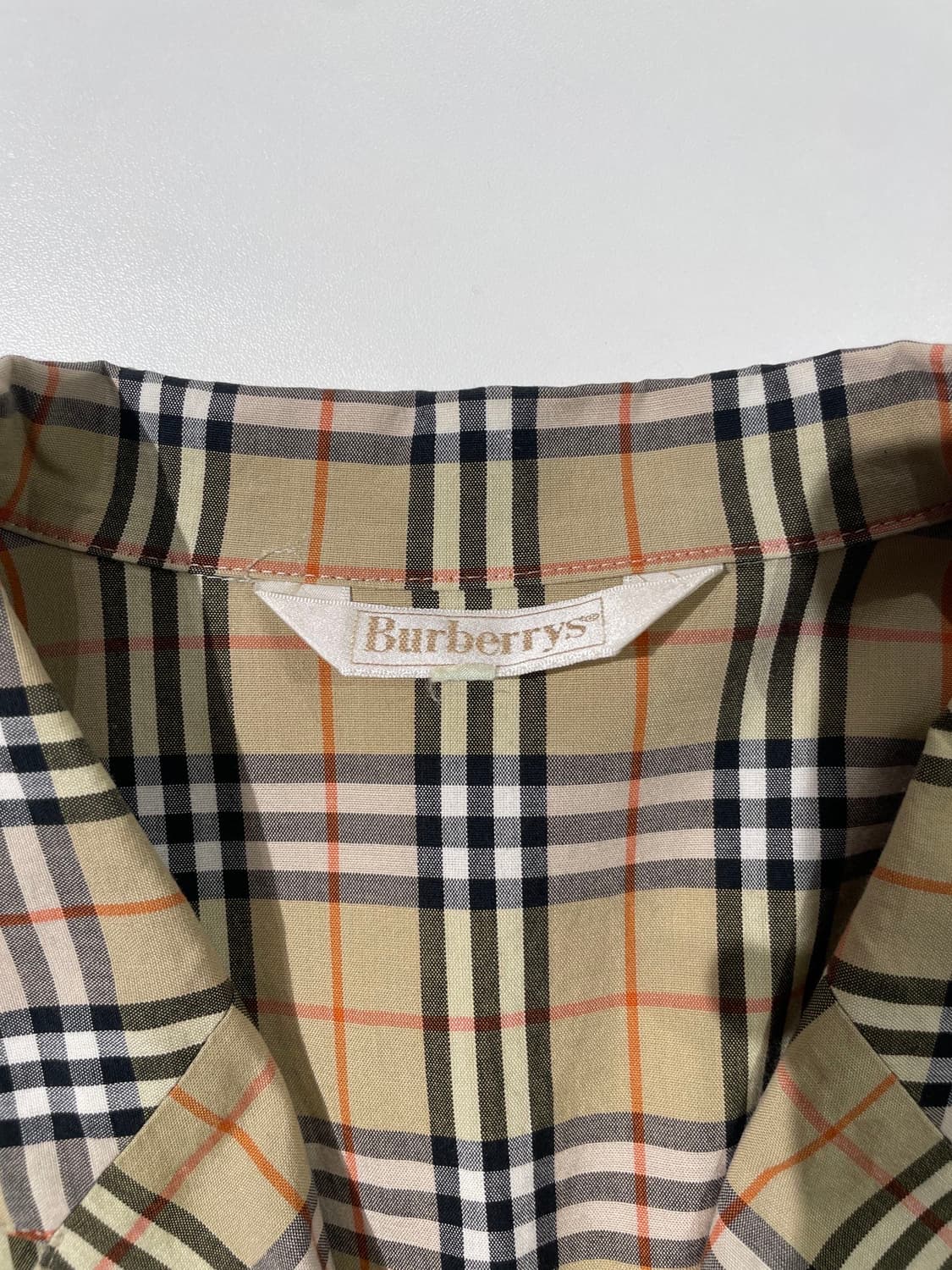 버버리 베이지 노바체크 버튼 핀턱 하프 롱 원피스 상품이미지7