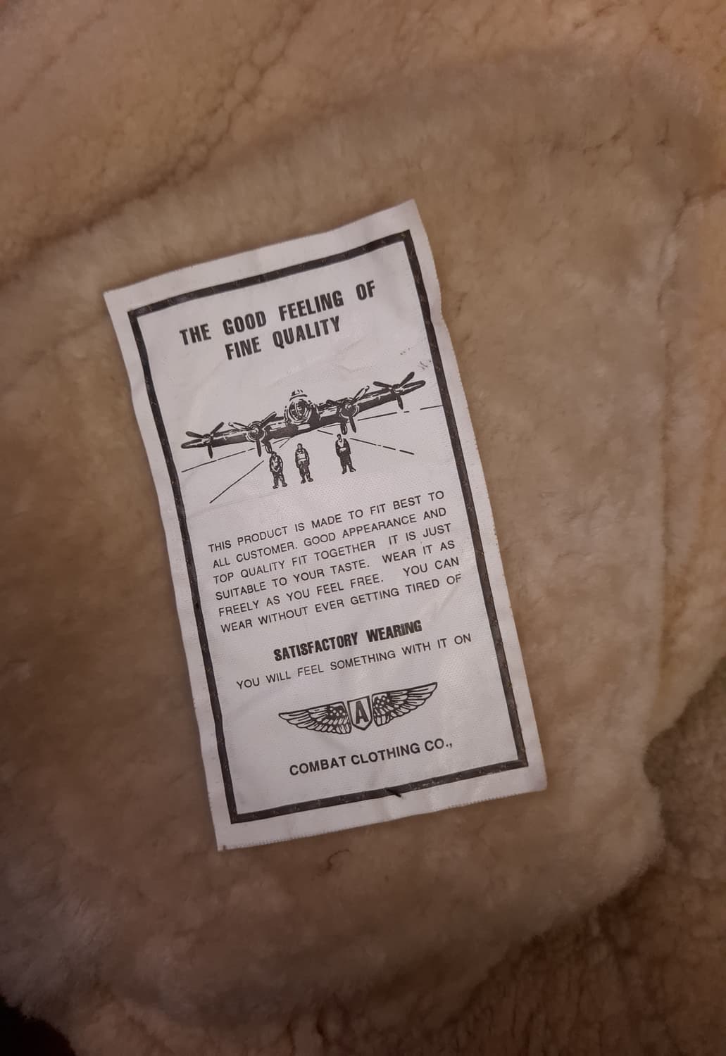 90's 일본판 미공군 B-3 TYPE 리얼레더 항공 폭격기 무스탕 상품이미지8