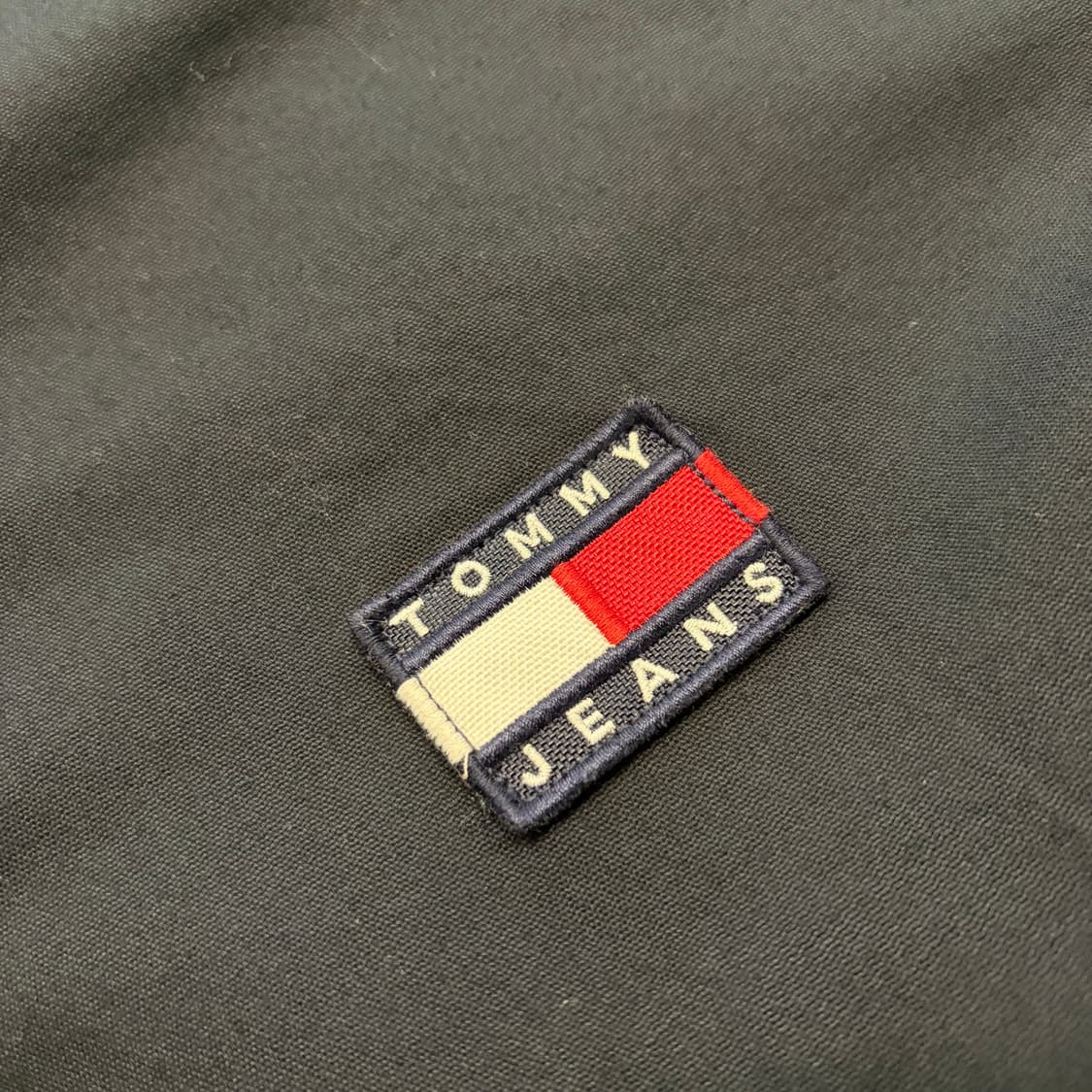 [M] 타미힐피거 타미진스 빅로고 네이비 코튼 셔츠 D115 상품이미지4