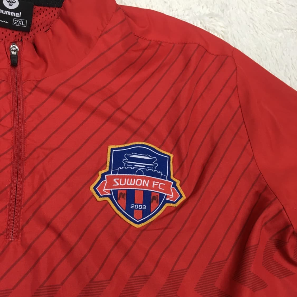 험멜 수원FC 웜업자켓 DD22 상품이미지2