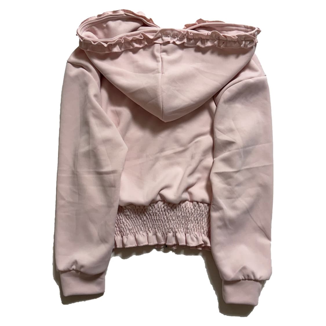 새상품 여자 봄 프릴 후드집업 (핑크) 상품이미지1