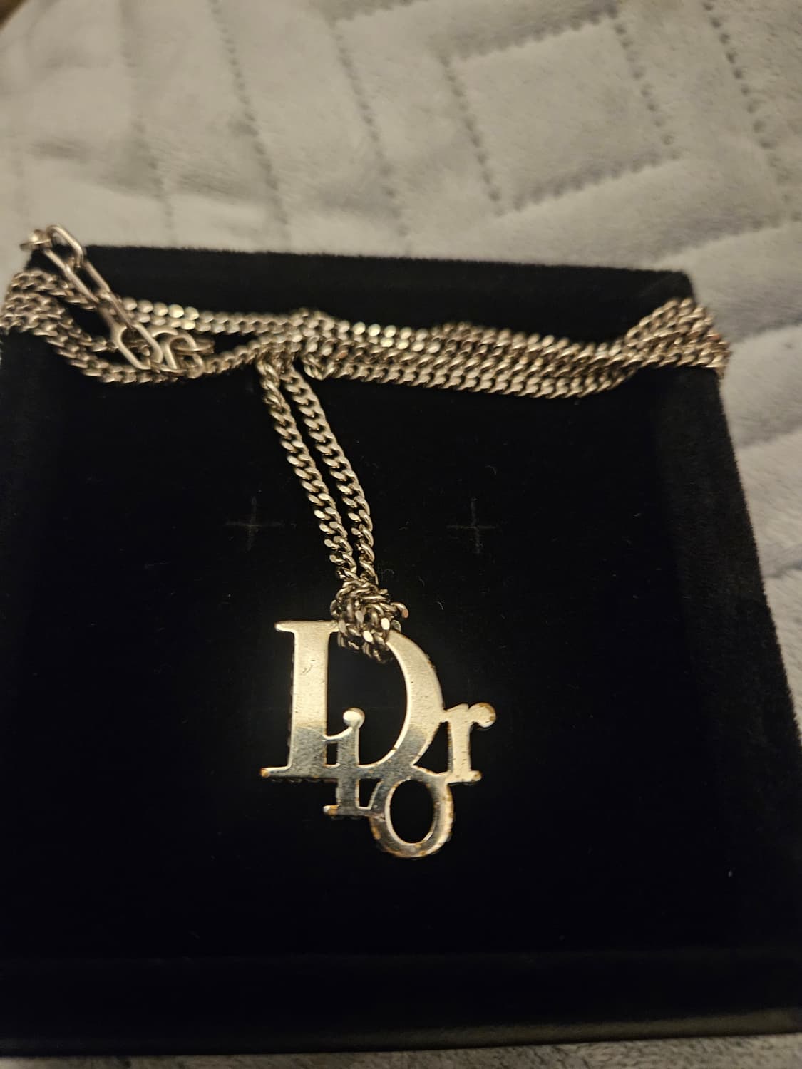 디올 Dior 오블리크 팬던트 목걸이 (정품) 상품이미지1