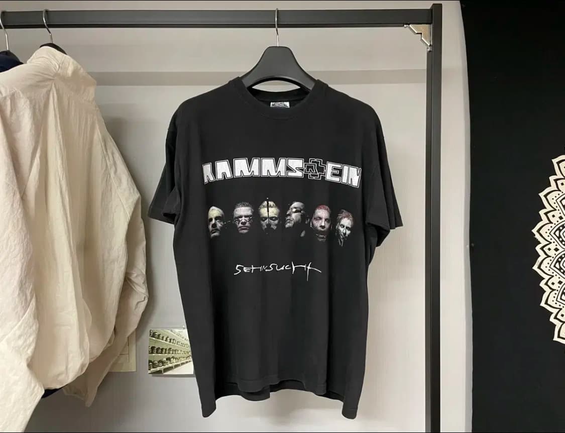 람슈타인 90s 밴드티 상품이미지1