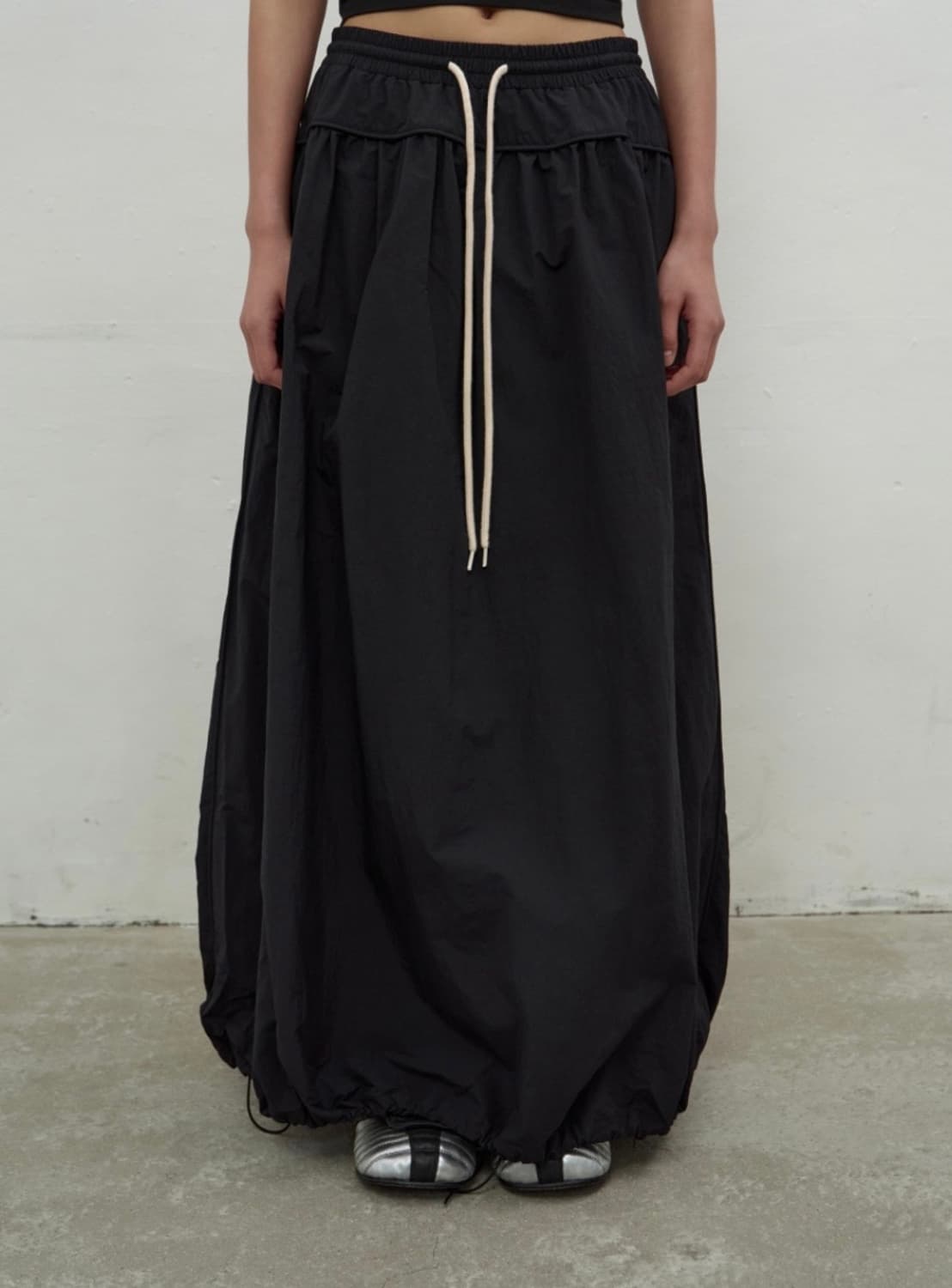 LCDC * VOLUME LONG SKIRT (BLACK) 상품이미지2