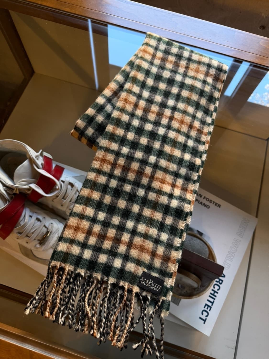 AMPETIT 캐시미어 머플러 상품이미지1