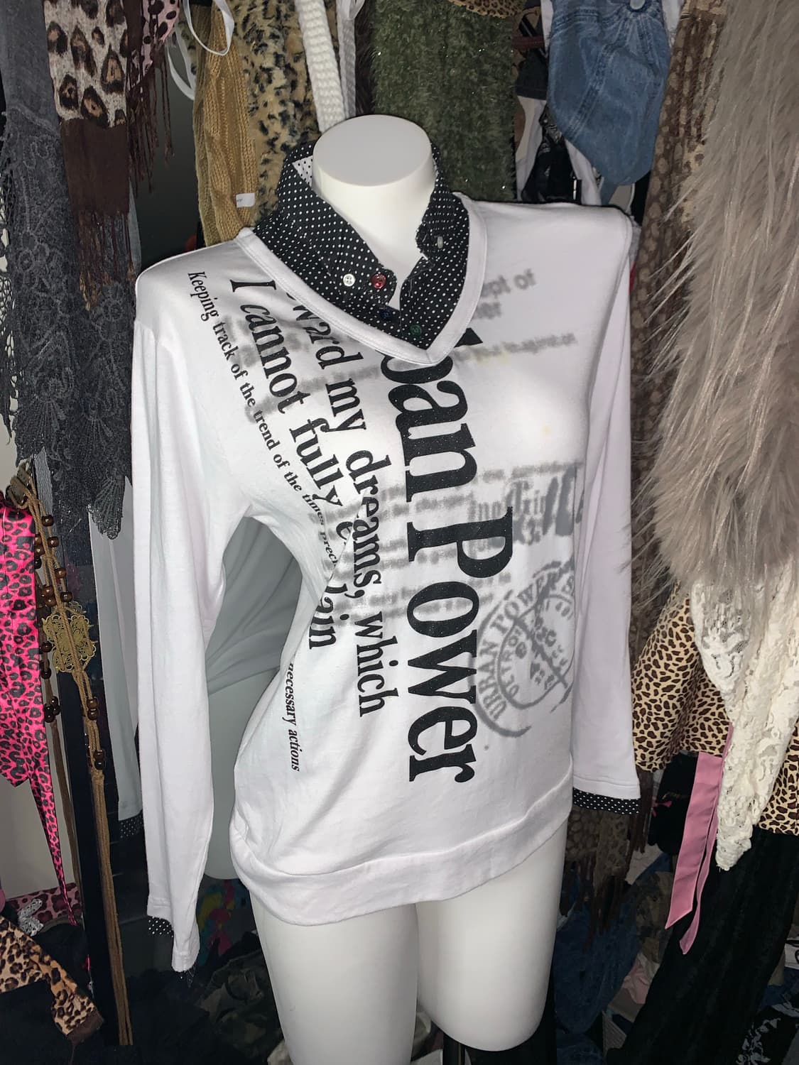 y2k 펑크 그런지 오리엔탈 프린팅티 상품이미지2