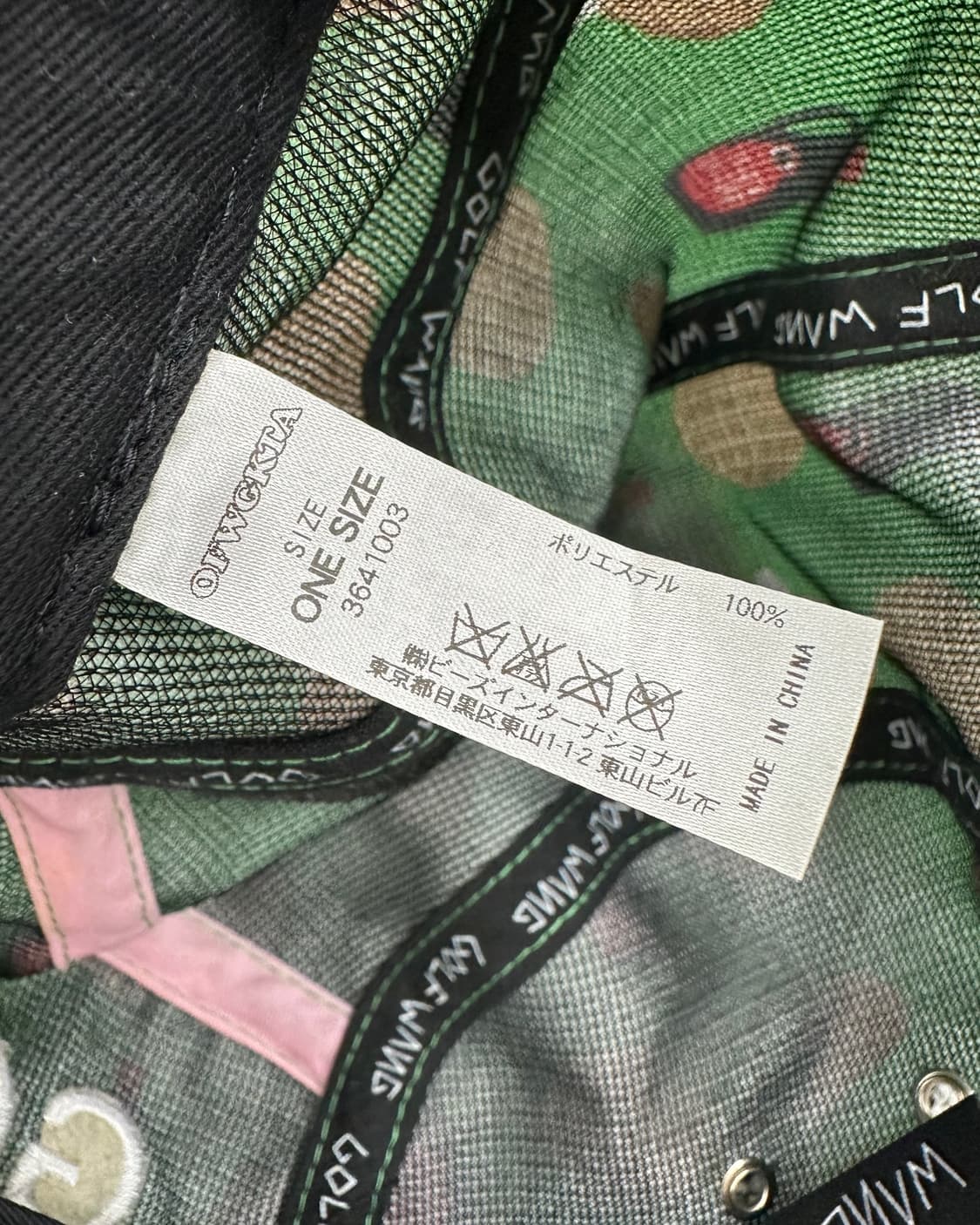 (FREE)GOLF WANG CAMP CAP-M906 상품이미지7