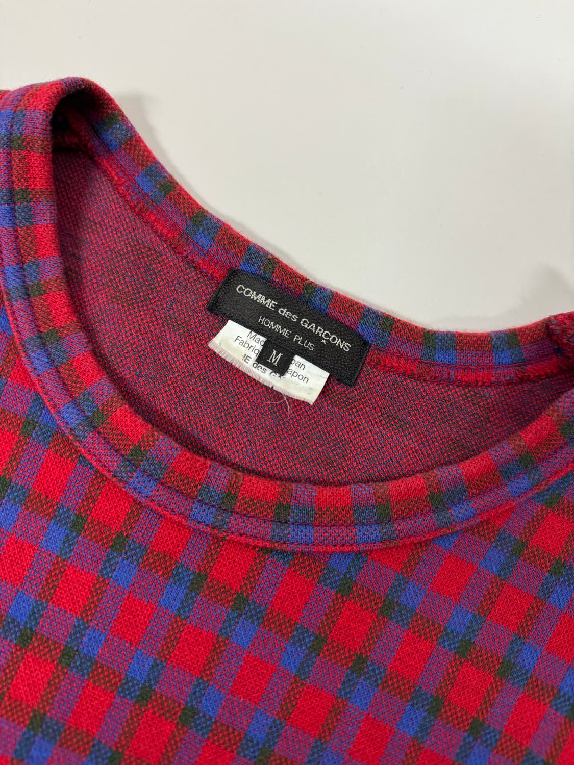 꼼데가르송 옴므플러스 언더 컷 패턴 니트 M 상품이미지3