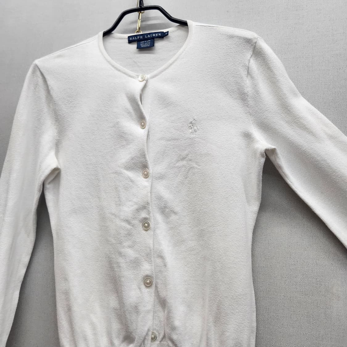 폴로 랄프로렌 로고 코튼 가디건 S(S) 상품이미지2