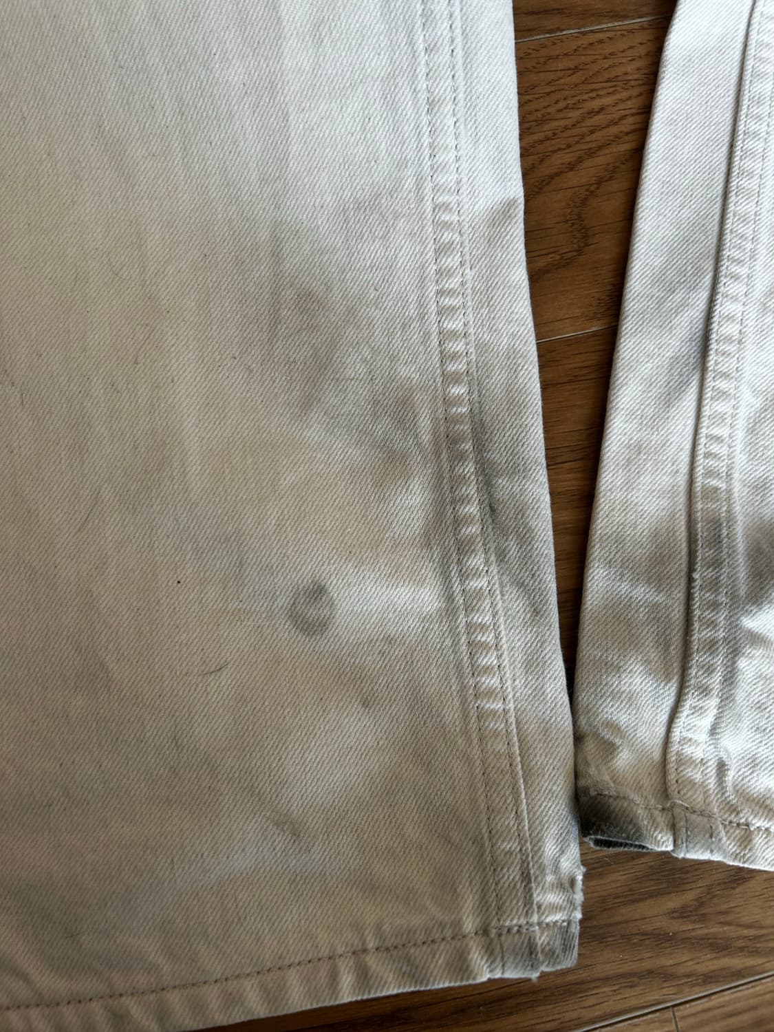 캘빈클라인 제니 베이지 데님 팬츠 (정품) 상품이미지6