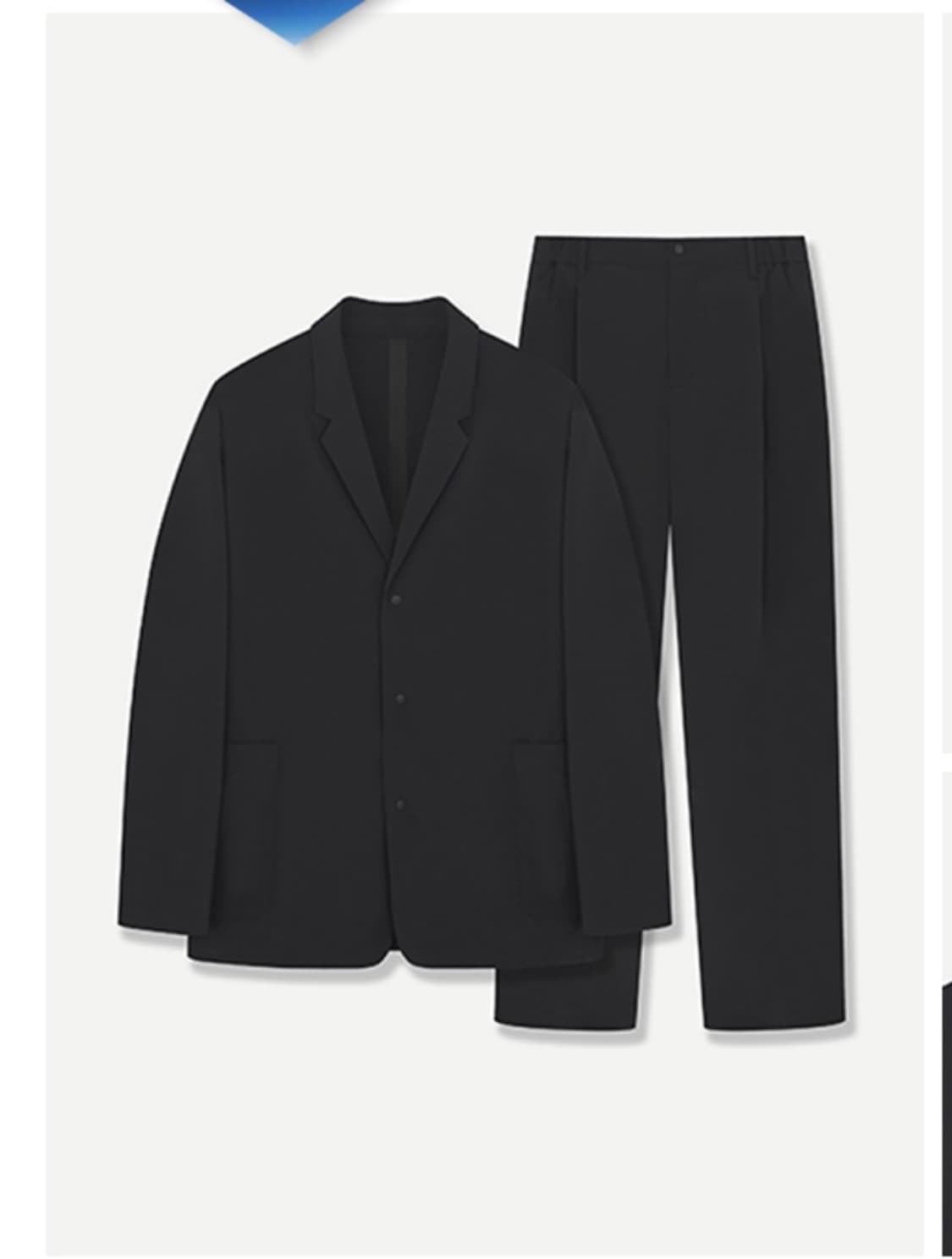 본x 리복 액티브 셋업 블랙 105 새상품 상품이미지2