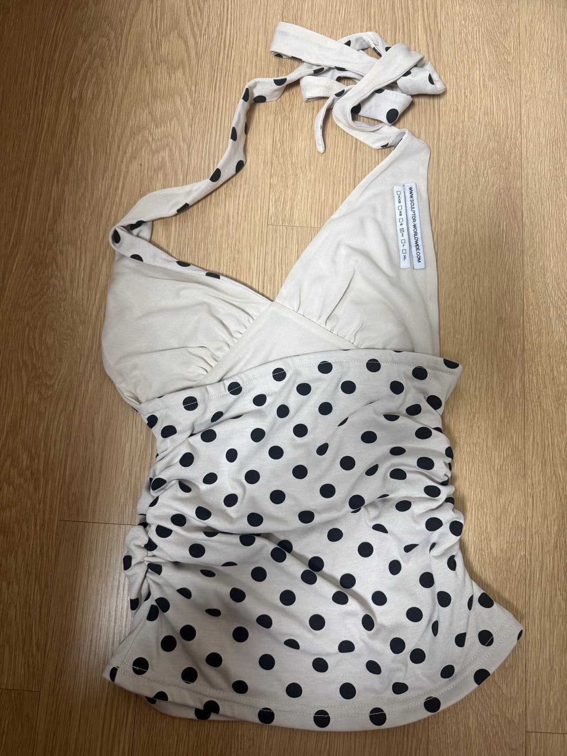 Sculptor 스컬프터 도트 홀터 탑 상품이미지5