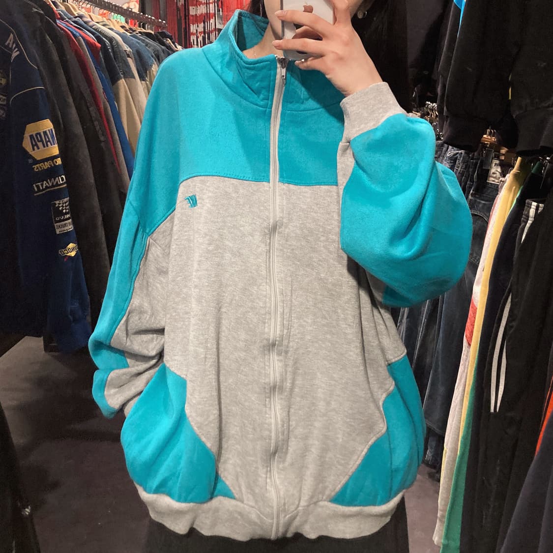 [IM] 나이키 스웻 집업 아쿠아그린 상품이미지3