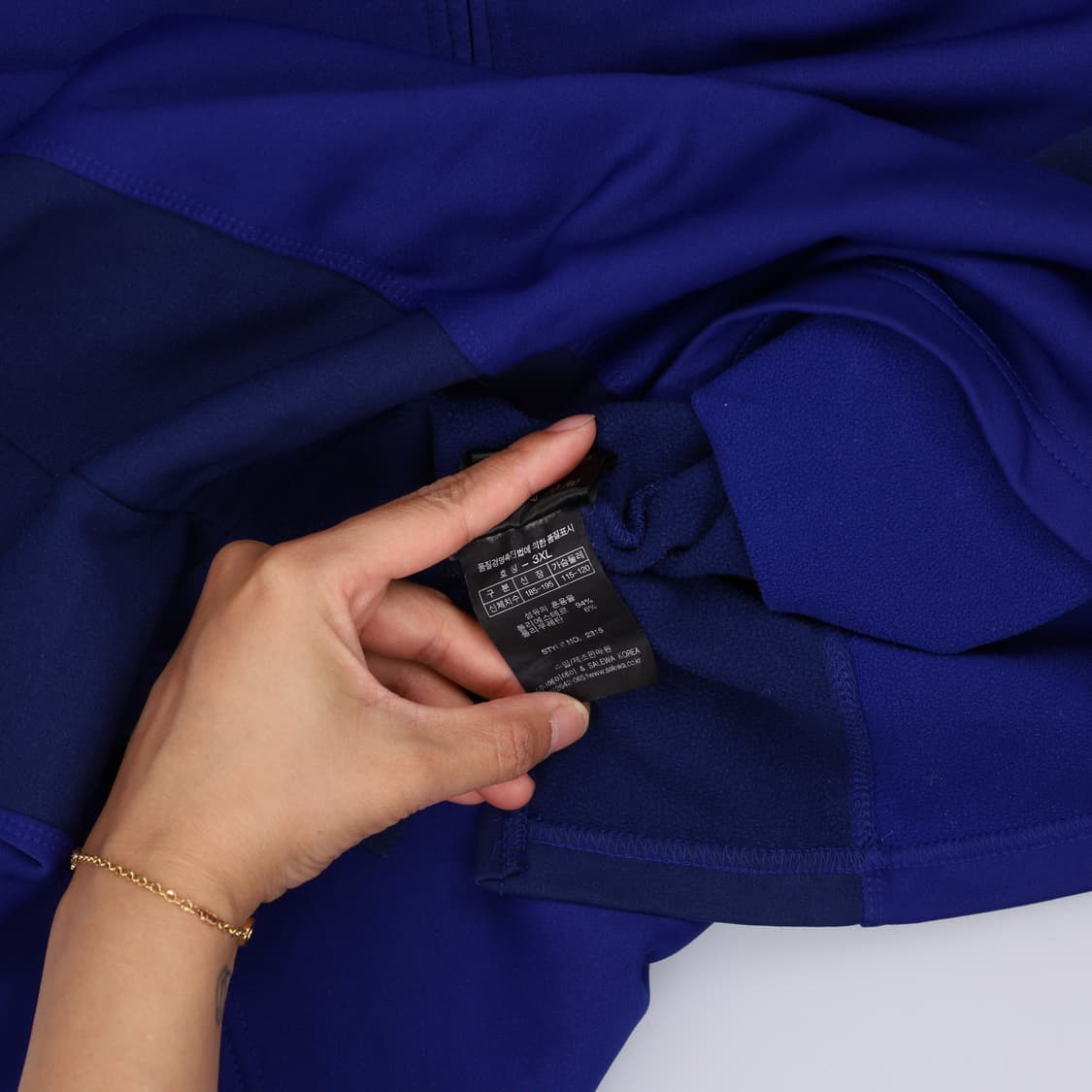 3XL 살레와 반집업 긴팔티 0609H 상품이미지5