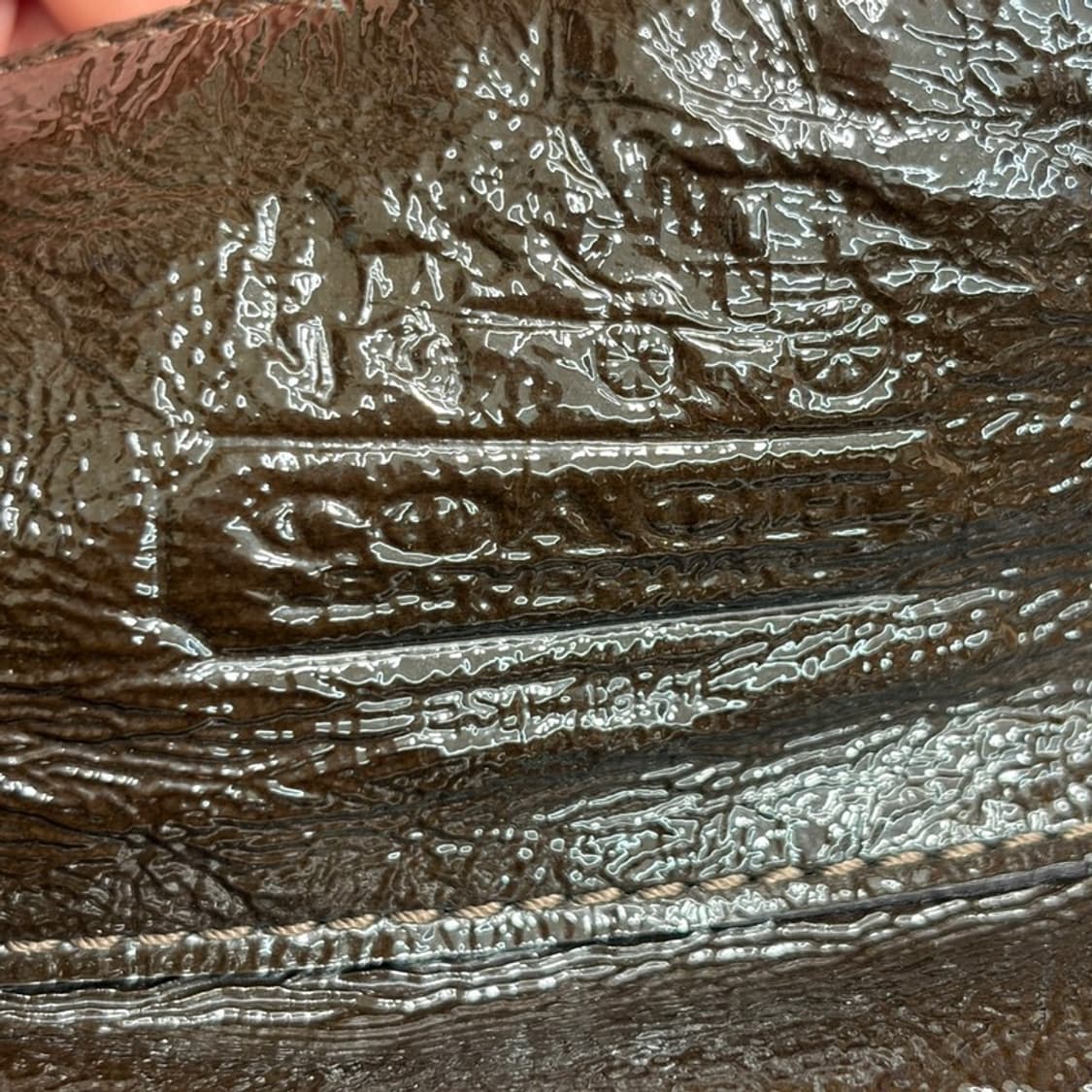 COACH 브라운레더 조 호보백 상품이미지2