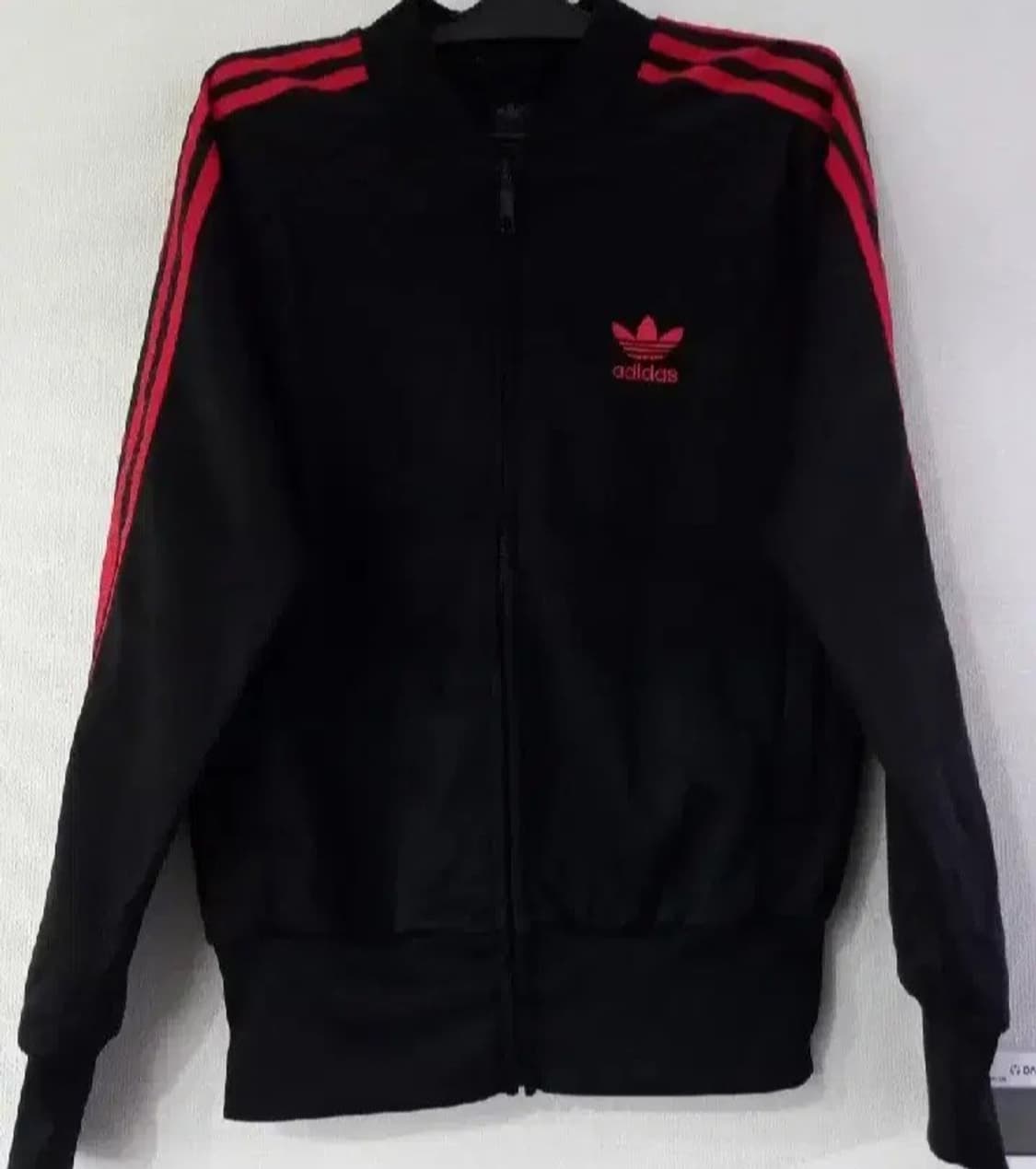 아디다스 검빨 블랙 트랙탑 저지 져지집업 95/M 상품이미지1