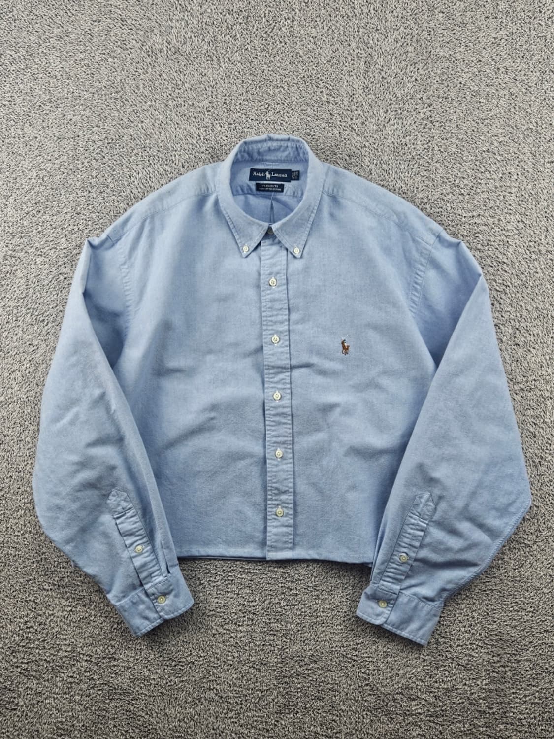 폴로랄프로렌 크롭 커스텀 야머스 옥스포드 셔츠 (2XL추정)/ 11517 상품이미지2