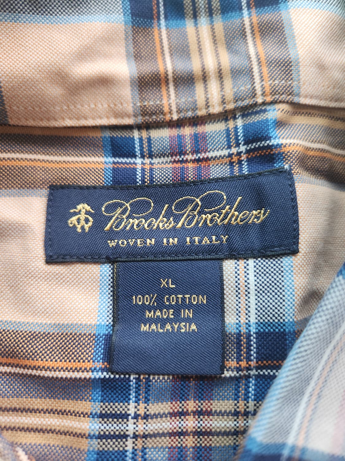 브룩스브라더스 체크 셔츠 XL 상품이미지2