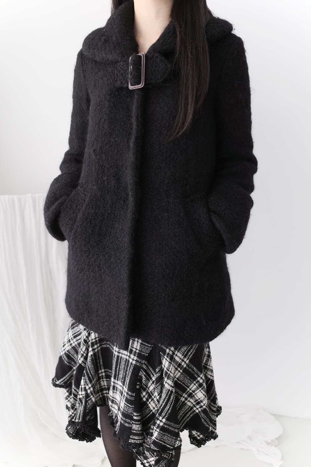 buckle wool coat 상품이미지5