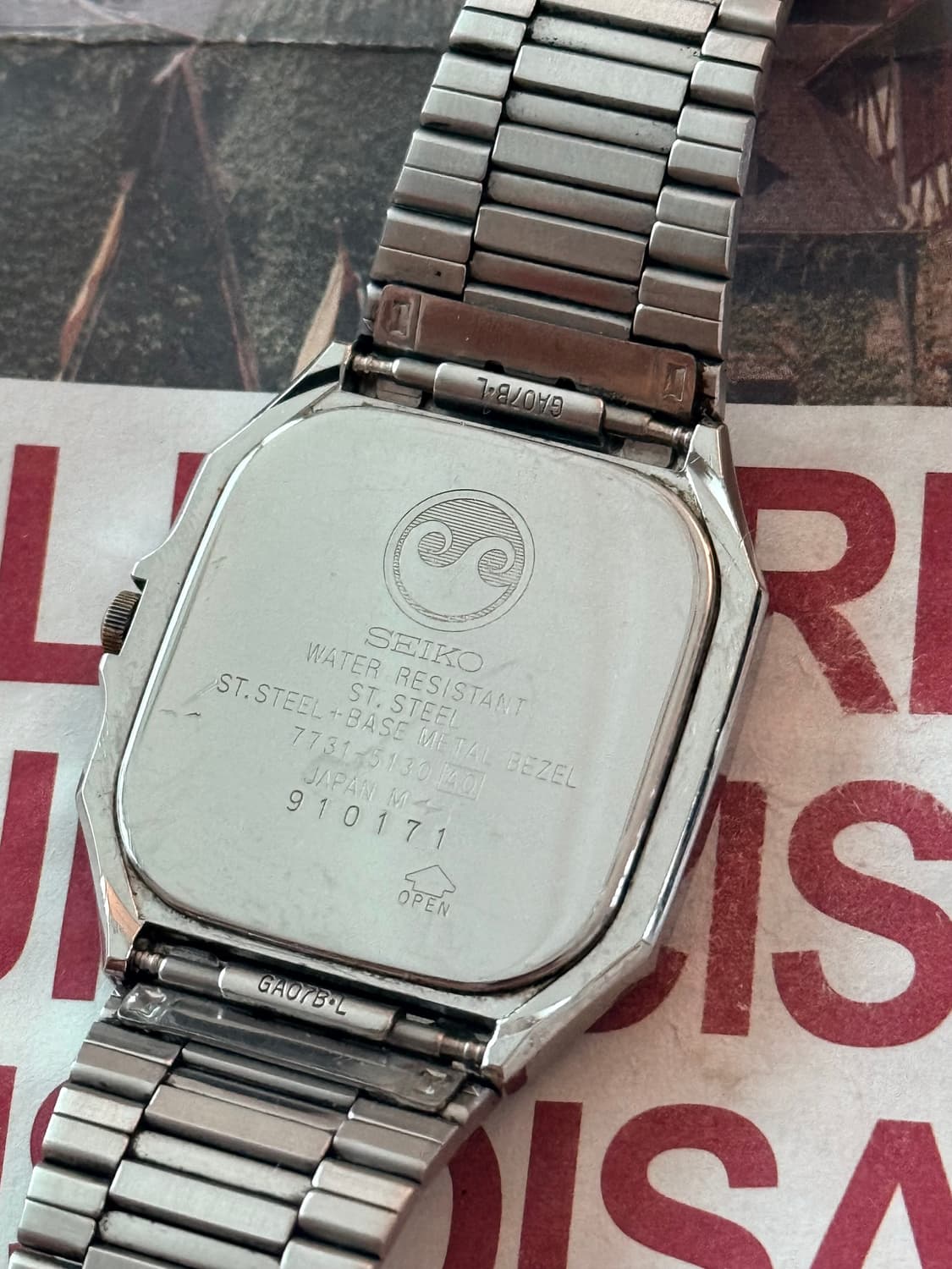 세이코 Seiko 쿼츠 크로노스 옥타콘 스퀘어  상품이미지3