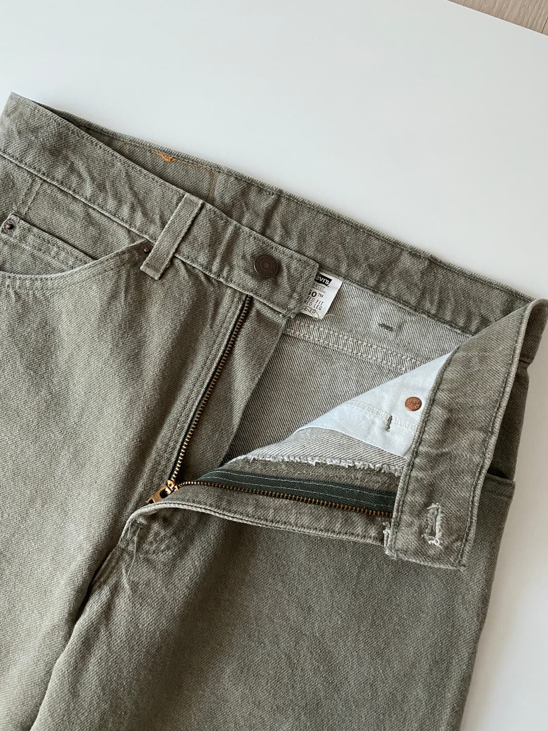 90s USA 리바이스 550 31x30 오렌지탭 상품이미지3