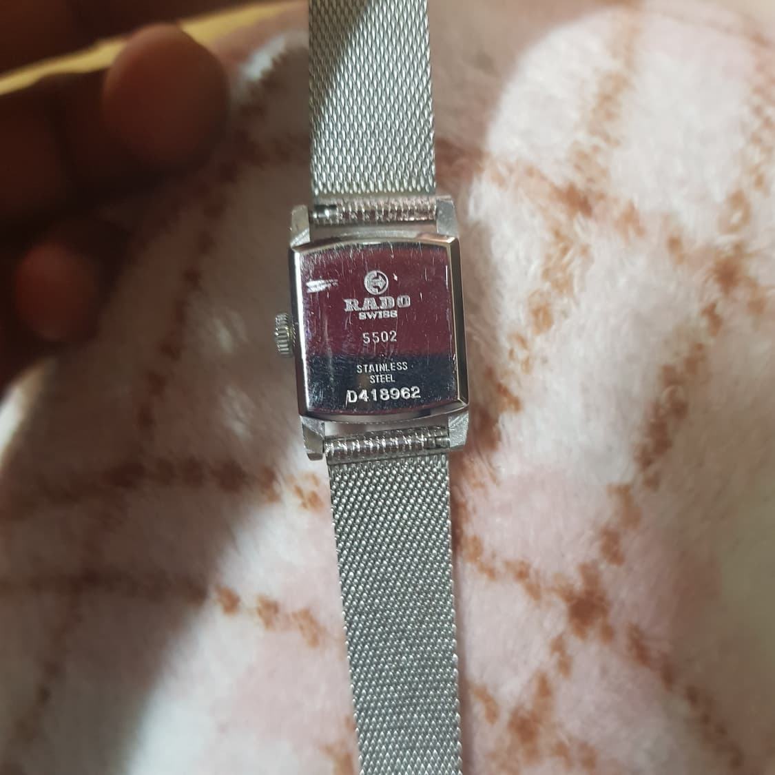 라도 미니사이즈 탱크 태엽 여성시계 팝니다 상품이미지7