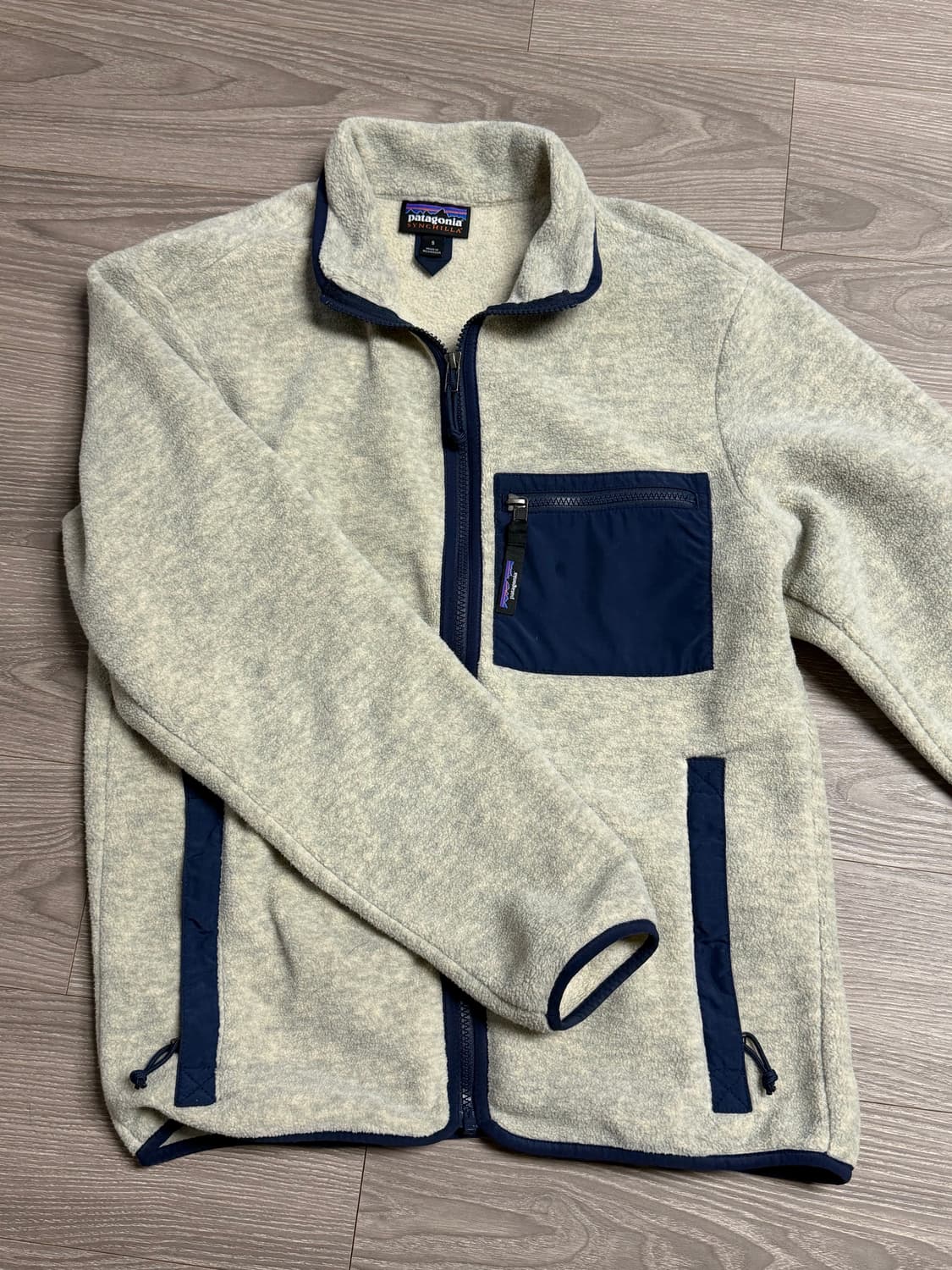 파타고니아 신칠라자켓 맨즈 S 오트밀 상품이미지1