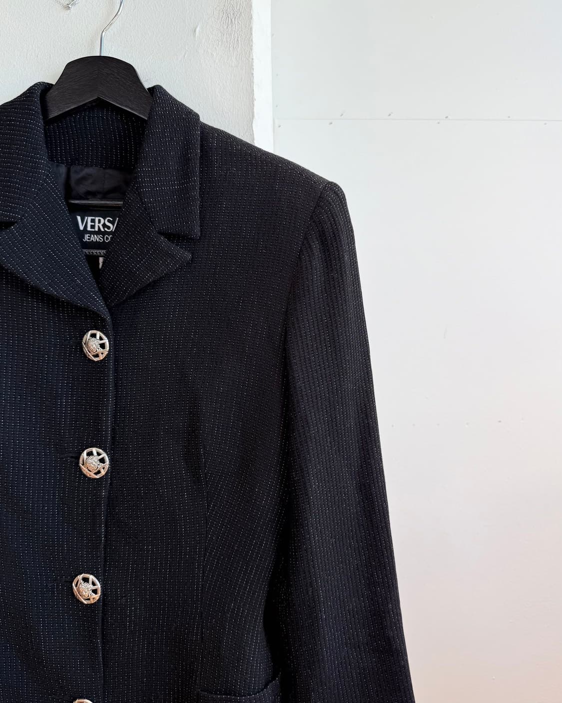 베르사체 진스 쿠튀르 블랙 4b 블레이저 자켓  상품이미지5