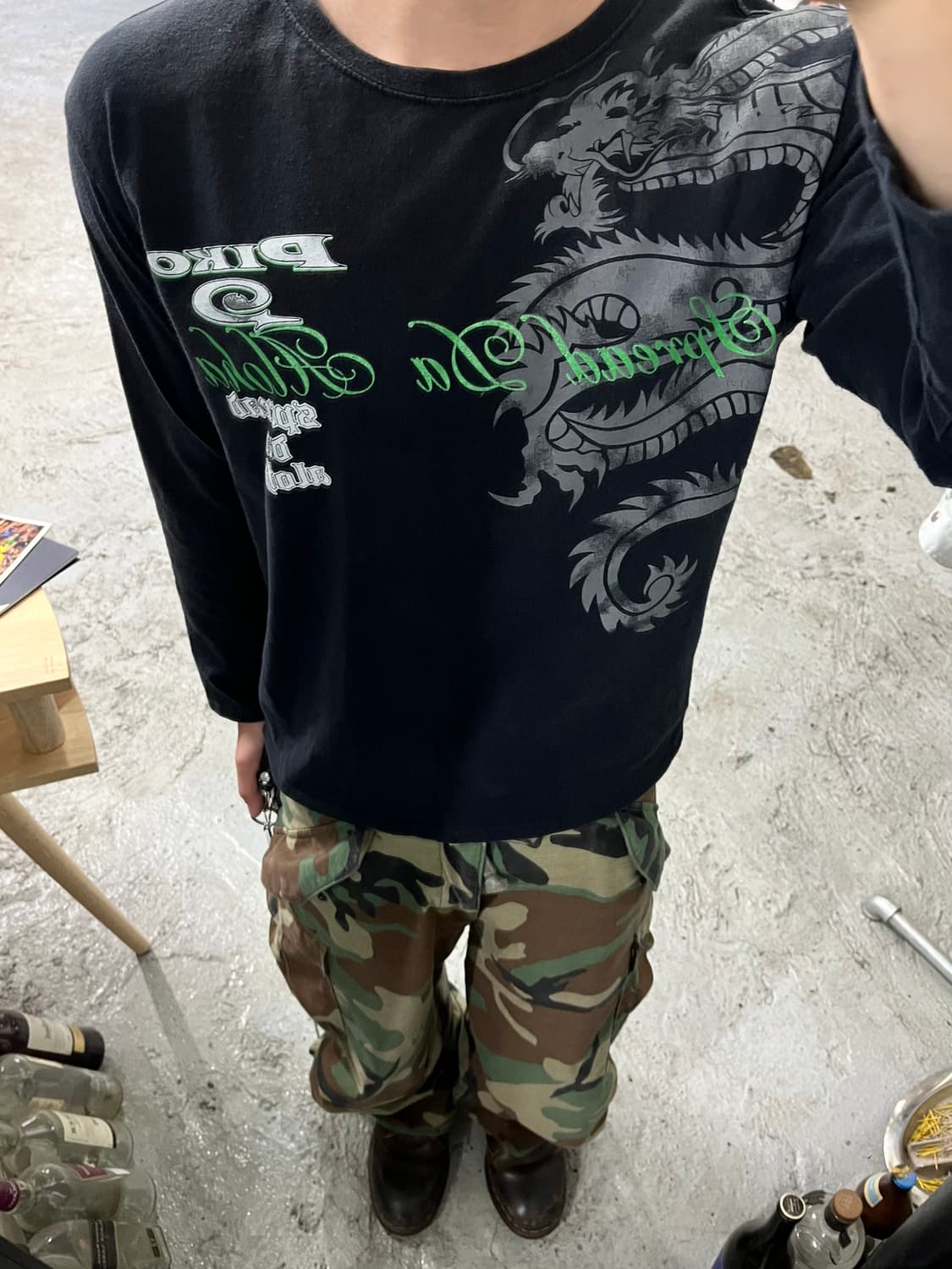 Piko dragon long tee 상품이미지3
