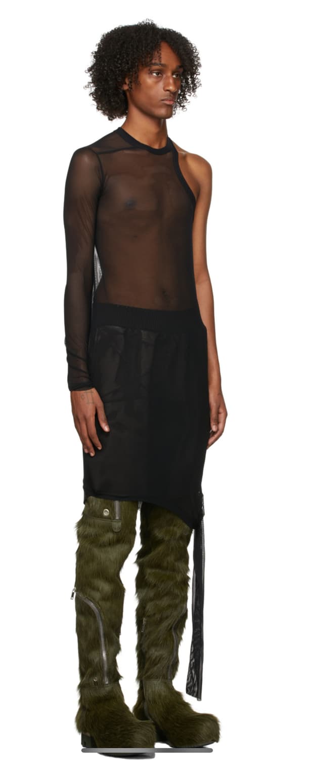 Rick Owens / 블랙 숏 바나나 니트 / L 상품이미지7