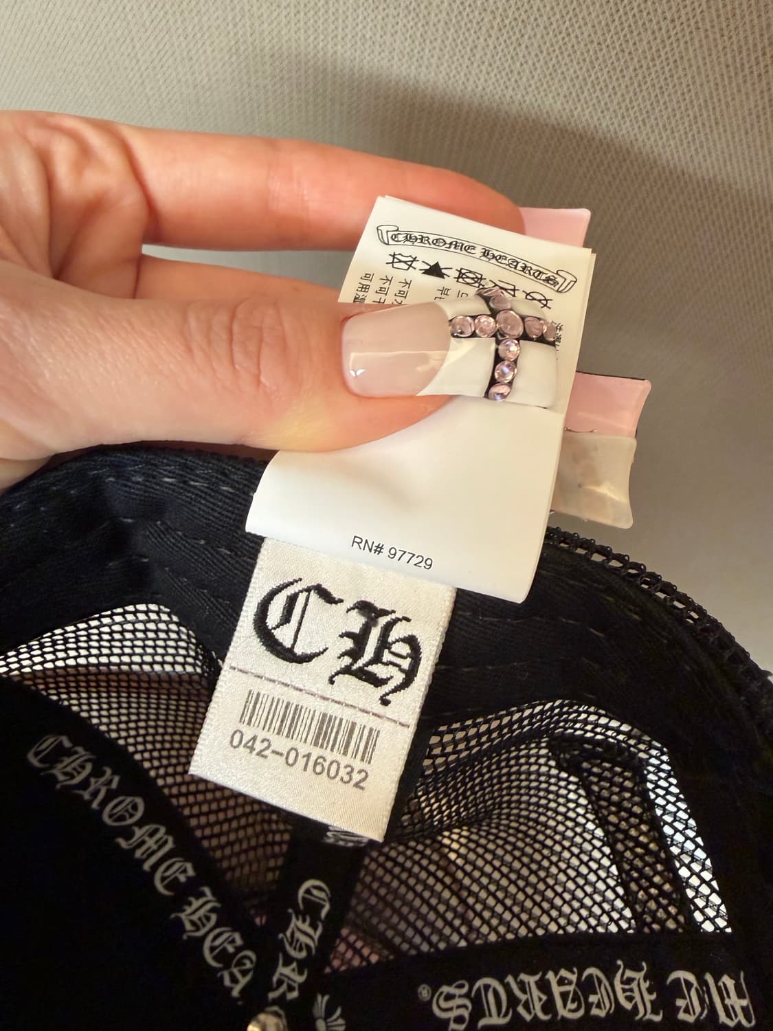 크롬하츠 트리플크로스 카모 레더 트러커캡 상품이미지7